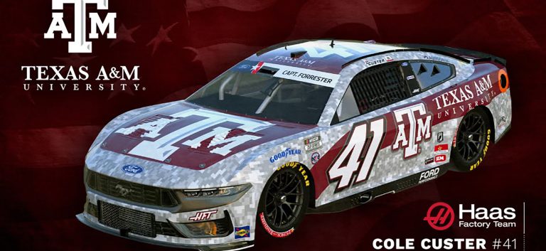Texas A&M University Partners with Custer, Haas Factory Team for Coca-Cola 600